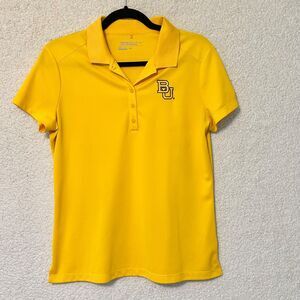 Baylor‎ Bears Nike Dri-Fit Polo Women's Golf Large Yellow